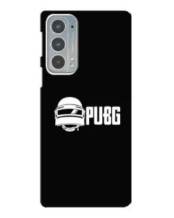 Чехол для Motorola Edge 20 с картинкой «PUBG — классический лого»