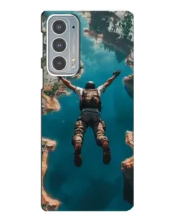 Чехол для Motorola Edge 20 с картинкой «PUBG — свободное падение»
