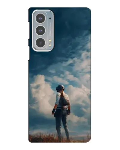 Чехол для Motorola Edge 20 с картинкой «Герой PUBG на скале» Чехол для Motorola Edge 20 с картинкой «Герой PUBG на скале»