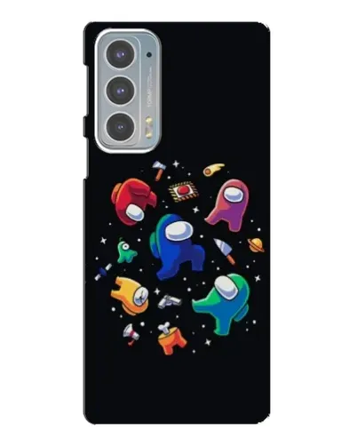 Чехол для Motorola Edge 20 с картинкой «Among Us космос»