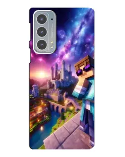 Чехол для Motorola Edge 20 с картинкой «Стив и космос» Чехол для Motorola Edge 20 с картинкой «Стив и космос»