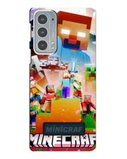 Чехол для Motorola Edge 20 с картинкой «Minecraft герои игры» Чехол для Motorola Edge 20 с картинкой «Minecraft герои игры»