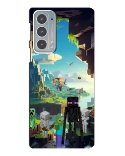 Чехол для Motorola Edge 20 с картинкой «Эндермен в лесу» Чехол для Motorola Edge 20 с картинкой «Эндермен в лесу»