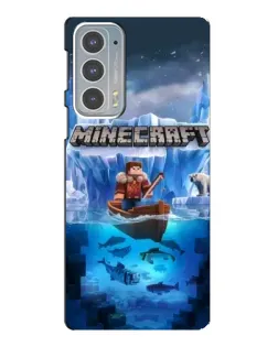 Чехол для Motorola Edge 20 с картинкой «Minecraft ледяной мир» Чехол для Motorola Edge 20 с картинкой «Minecraft ледяной мир»
