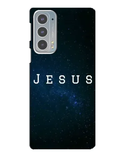 Чехол для Motorola Edge 20 с картинкой «Звездное небо Jesus»