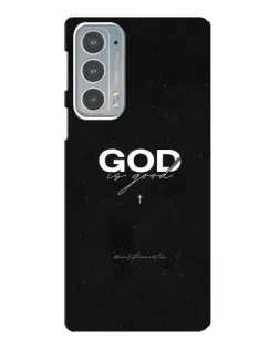 Чехол для Motorola Edge 20 с картинкой «GOD — Бог над всем»