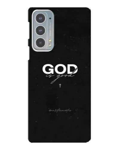 Чехол для Motorola Edge 20 с картинкой «GOD — Бог над всем»