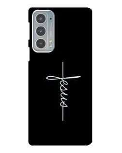 Чехол для Motorola Edge 20 с картинкой «Тонкая линия веры»