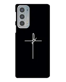 Чехол для Motorola Edge 20 с картинкой «Тонкий крест» Чехол для Motorola Edge 20 с картинкой «Тонкий крест»