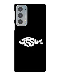 Чехол для Motorola Edge 20 с картинкой «Рыба Jesus» Чехол для Motorola Edge 20 с картинкой «Рыба Jesus»