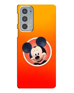 Чехол для Motorola Edge 20 с картинкой «Mickey в круге»