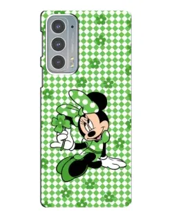 Чехол для Motorola Edge 20 с картинкой «Mickey в клетку»