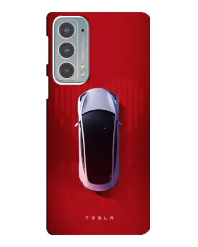 Чохол для Motorola Edge 20 з картинкою «Tesla Top View»