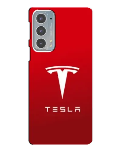 Чохол для Motorola Edge 20 з картинкою «Tesla Red Classic»