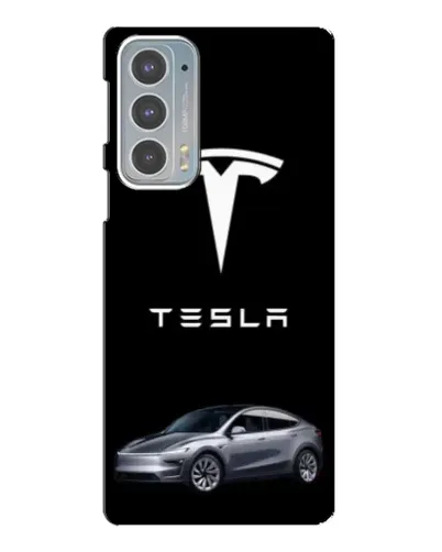 Чохол для Motorola Edge 20 з картинкою «Tesla Model Y»