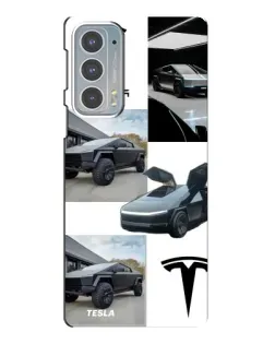 Чохол для Motorola Edge 20 з картинкою «Колаж Cybertruck Tesla» Чохол для Motorola Edge 20 з картинкою «Колаж Cybertruck Tesla»