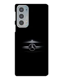 Чехол для Motorola Edge 20 с картинкой «Mercedes — абстрактные линии»