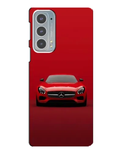 Чехол для Motorola Edge 20 с картинкой «Красный Mercedes AMG»