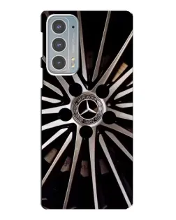 Чехол для Motorola Edge 20 с картинкой «Диск Mercedes»