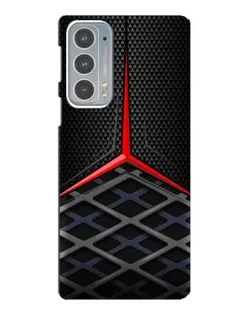 Чехол для Motorola Edge 20 с картинкой «Mercedes Carbon Grid»