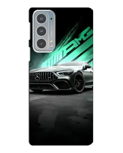 Чехол для Motorola Edge 20 с картинкой «Темный Mercedes AMG»