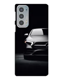 Чехол для Motorola Edge 20 с картинкой «Свет фар Mercedes»