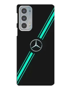 Чехол для Motorola Edge 20 с картинкой «Спортивные линии Mercedes»