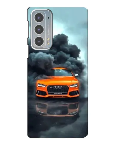 Чехол для Motorola Edge 20 с картинкой «Audi в облаках дыма» Чехол для Motorola Edge 20 с картинкой «Audi в облаках дыма»