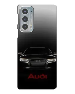Чохол для Motorola Edge 20 з картинкою «Audi — градієнтний контур» Чохол для Motorola Edge 20 з картинкою «Audi — градієнтний контур»
