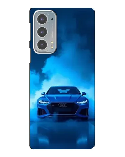 Чехол для Motorola Edge 20 с картинкой «Audi — голубая энергия» Чехол для Motorola Edge 20 с картинкой «Audi — голубая энергия»