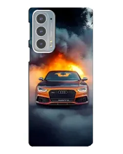Чохол для Motorola Edge 20 з картинкою «Audi у вогняному диму» Чохол для Motorola Edge 20 з картинкою «Audi у вогняному диму»