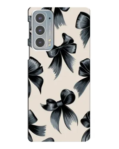 Чехол для Motorola Edge 20 с картинкой «Банты Coquette»