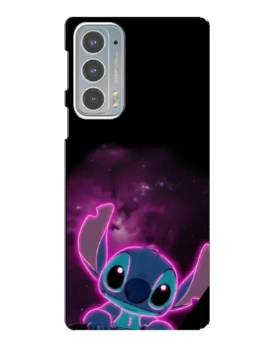 Чехол для Motorola Edge 20 с картинкой «Неоновый Stitch»