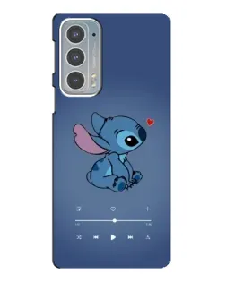 Чехол для Motorola Edge 20 с картинкой «Музыкальный Stitch»