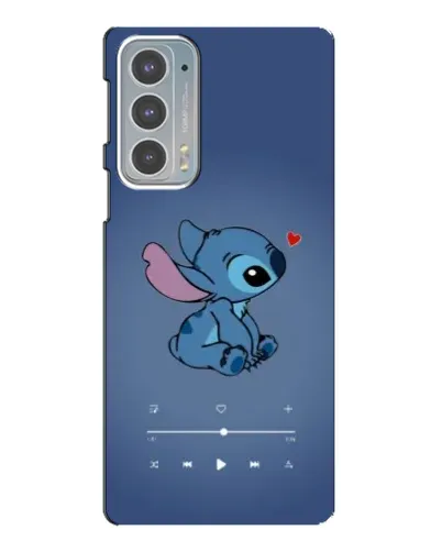 Чехол для Motorola Edge 20 с картинкой «Музыкальный Stitch»