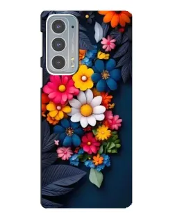 Чехол для Motorola Edge 20 с картинкой «Цветочная феерия»