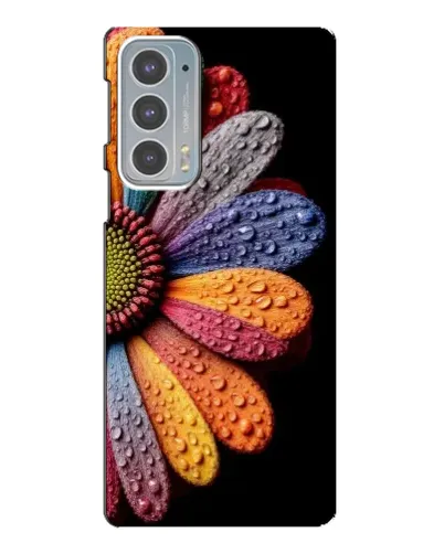 Чехол для Motorola Edge 20 с картинкой «Радужный цветок» Чехол для Motorola Edge 20 с картинкой «Радужный цветок»