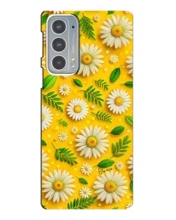 Чехол для Motorola Edge 20 с картинкой «Ромашковое солнце»