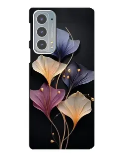 Чехол для Motorola Edge 20 с картинкой «Лиловые цветы грации»