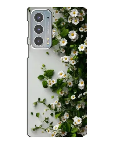 Чехол для Motorola Edge 20 с картинкой «Ветка мелких белых цветов» Чехол для Motorola Edge 20 с картинкой «Ветка мелких белых цветов»