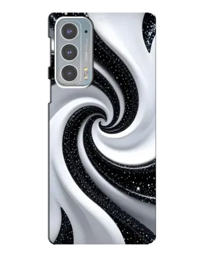 Чохол для Motorola Edge 20 з картинкою «Чорно-біла спіраль» Чохол для Motorola Edge 20 з картинкою «Чорно-біла спіраль»