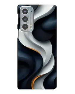 Чохол для Motorola Edge 20 з картинкою «Об'ємні чорно-білі стрічки» Чохол для Motorola Edge 20 з картинкою «Об'ємні чорно-білі стрічки»
