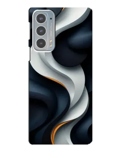 Чохол для Motorola Edge 20 з картинкою «Об'ємні чорно-білі стрічки» Чохол для Motorola Edge 20 з картинкою «Об'ємні чорно-білі стрічки»