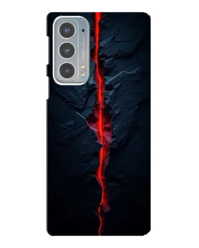 Чохол для Motorola Edge 20 з картинкою «Червона лавова тріщина» Чохол для Motorola Edge 20 з картинкою «Червона лавова тріщина»