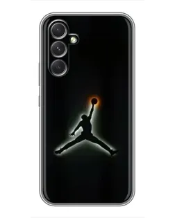Чехол для Motorola Edge 30 Pro с картинкой «Jordan Gradient Logo»