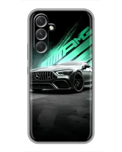 Чехол для Motorola Edge 30 Pro с картинкой «Темный Mercedes AMG»