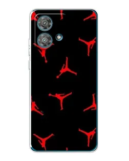 Чехол для Motorola Edge 40 Neo с картинкой «Jordan Red Pattern» Чехол для Motorola Edge 40 Neo с картинкой «Jordan Red Pattern»