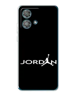 Чехол для Motorola Edge 40 Neo с картинкой «Jordan White Logo» Чехол для Motorola Edge 40 Neo с картинкой «Jordan White Logo»