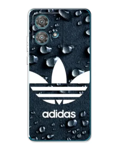 Чехол для Motorola Edge 40 Neo с картинкой «Adidas Trefoil Blue» Чехол для Motorola Edge 40 Neo с картинкой «Adidas Trefoil Blue»