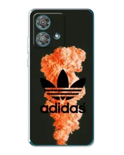 Чехол для Motorola Edge 40 Neo с картинкой «Оранжевый дым Adidas» Чехол для Motorola Edge 40 Neo с картинкой «Оранжевый дым Adidas»